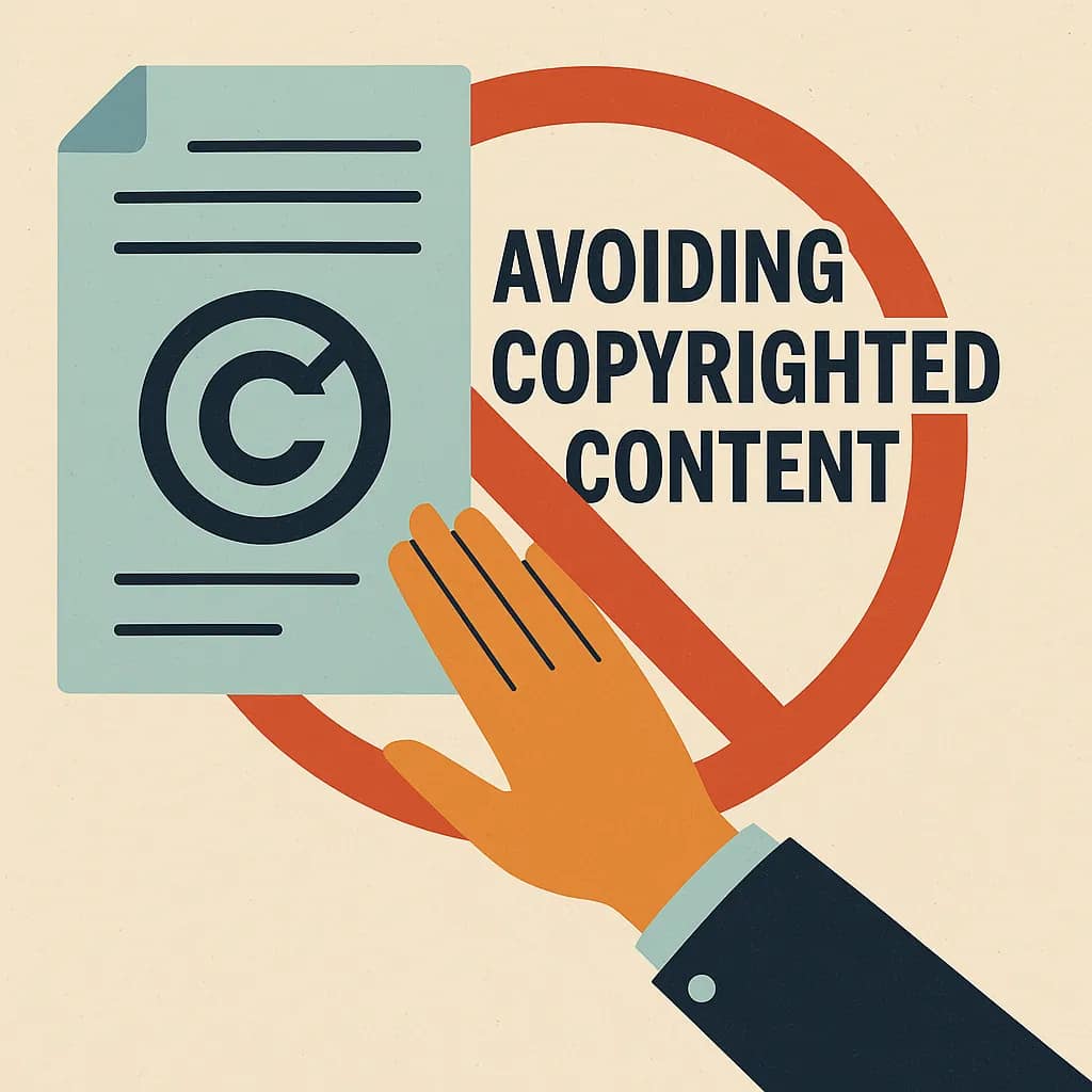 WHY SHOULD WE AVIOD COPYRIGHTED CONTENT ?